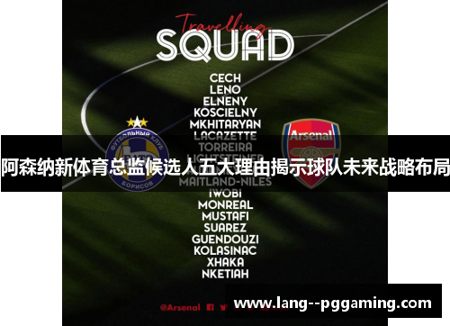 阿森纳新体育总监候选人五大理由揭示球队未来战略布局 阿森纳新体育总监候选人五大理由揭示球队未来战略布局